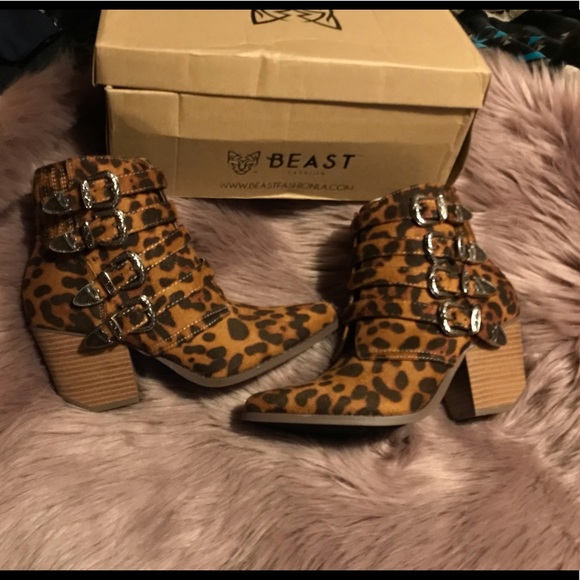 leopard booties - Picture 6 of 8